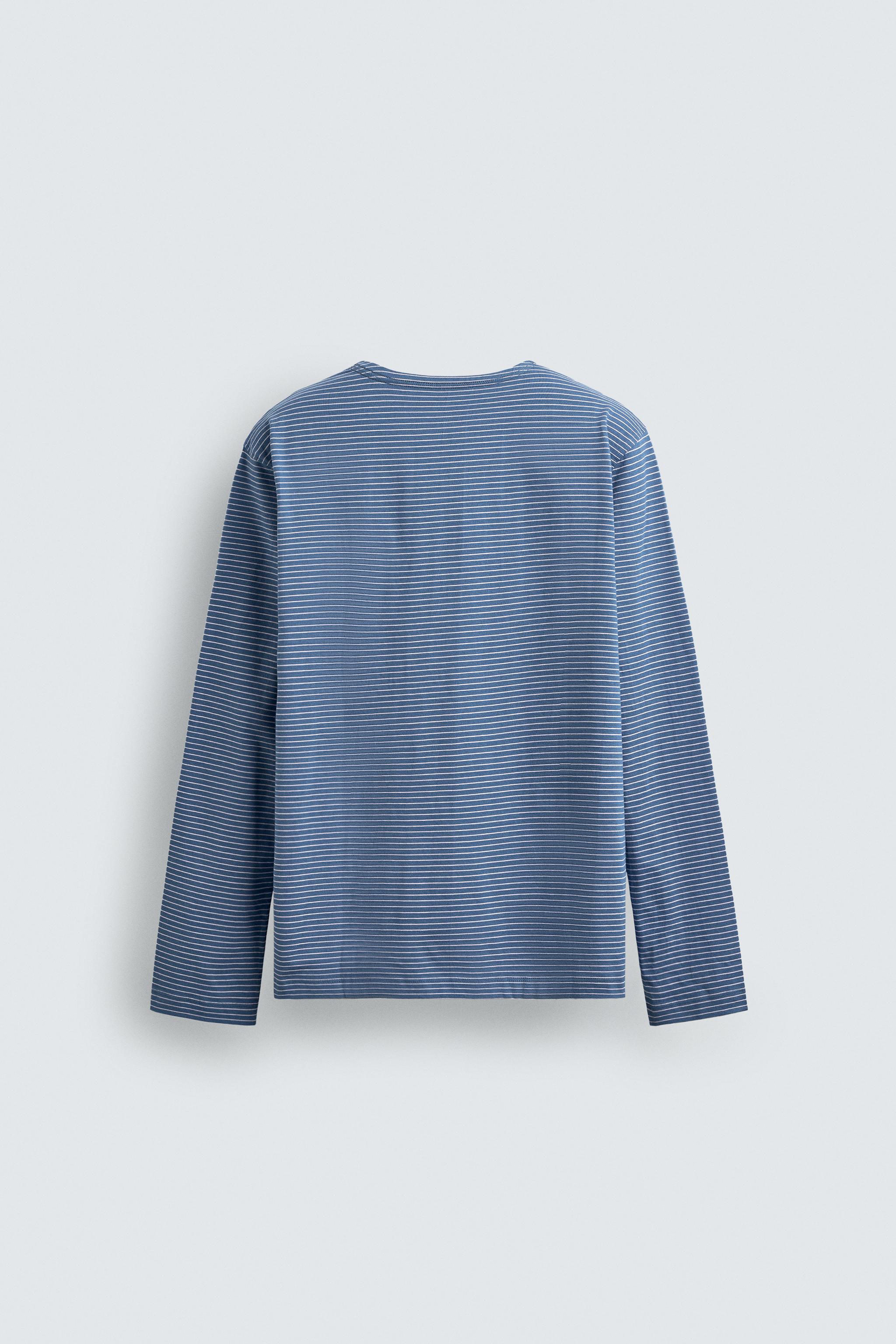 STRIPED JACQUARD T-SHIRT